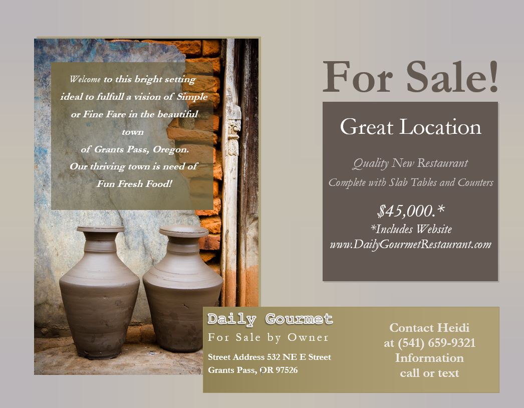 Daily Gourmet Restaurant in Grants Pass Southern Oregon